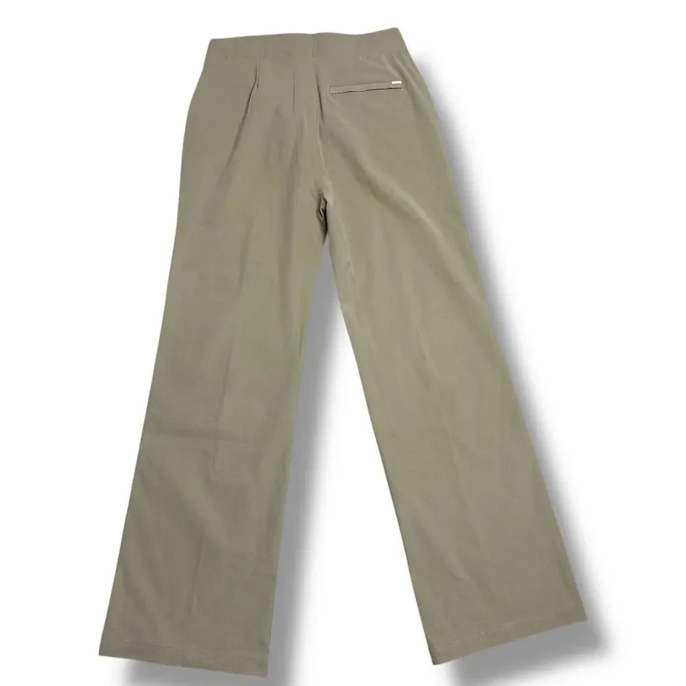 Vuori Women's Meta Wide Leg Trousers in Taupe - Picture 4 of 11